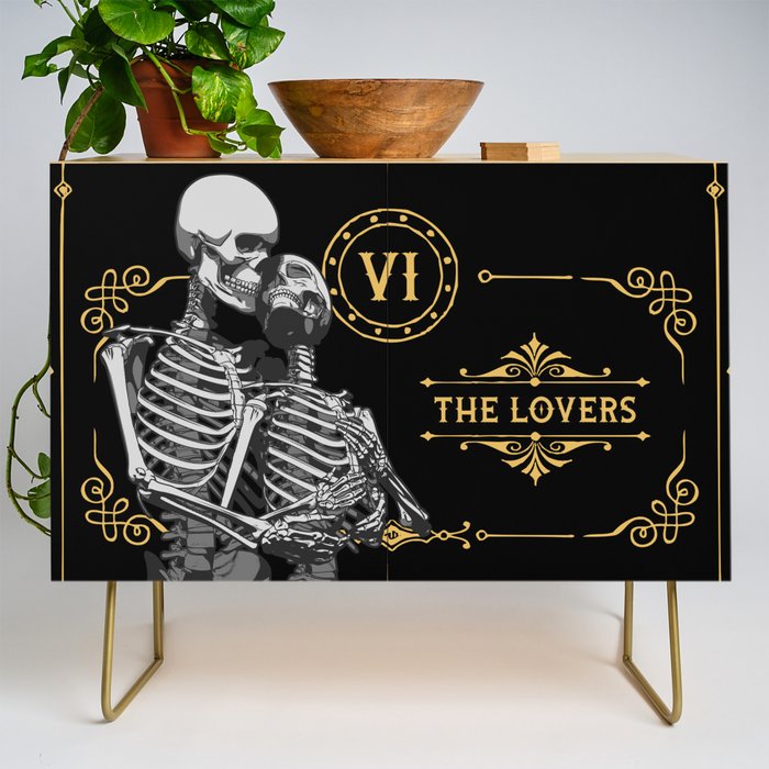 The Lovers VI Tarot Card Credenza Gallery Image 1