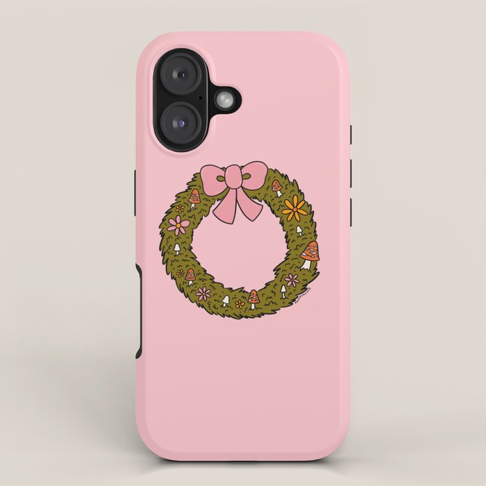 Mushroom Wreath iPhone Case Gallery Image 1