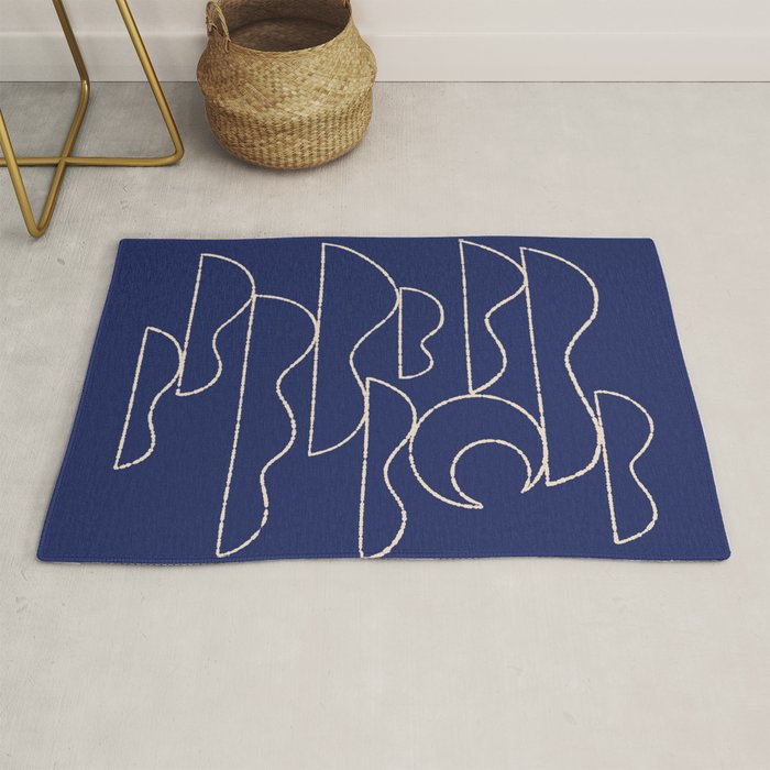 Moon And Cloudscape No. 1 Rug Gallery Image 1