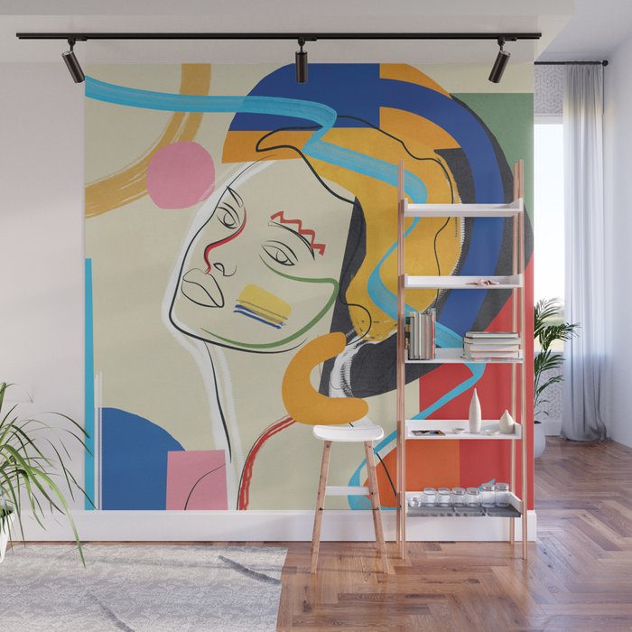 Abstract Woman 04 Wall Mural Gallery Image 1