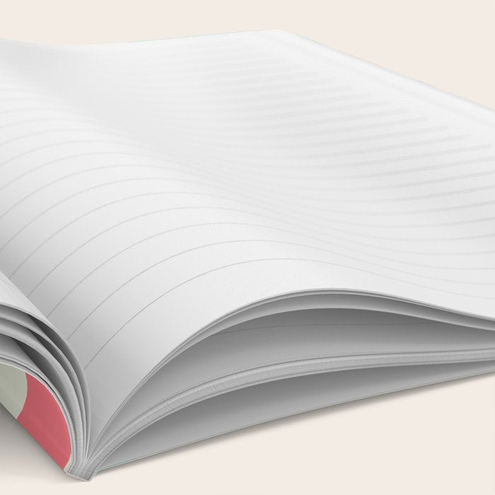 Colorful abstract line stripe art pattern Notebook Gallery Image 2