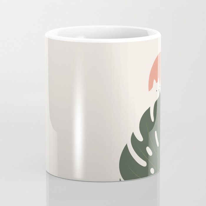 Cat and Plant 37 Coffee Mug Gallery Image 4
