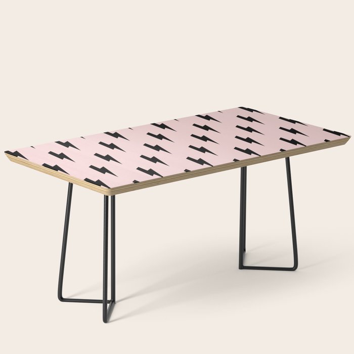 Lightning Bolts Blush Coffee Table Gallery Image 1