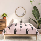 Lightning Bolts Blush Comforter Gallery Image 3