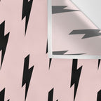 Lightning Bolts Blush Wall Tapestry Gallery Image 3