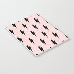 Lightning Bolts Blush Notebook Gallery Image 3
