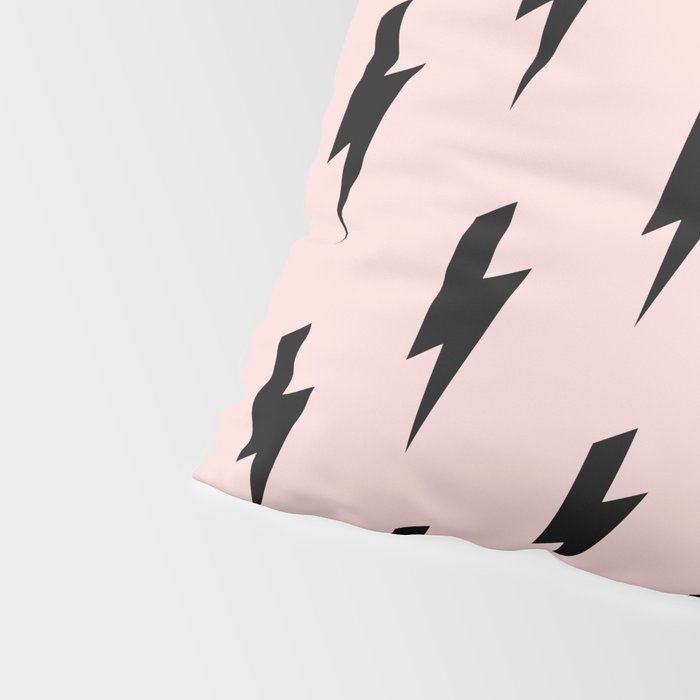 Lightning Bolts Blush Pillow Sham Gallery Image 4