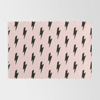 Lightning Bolts Blush Rug Gallery Image 2