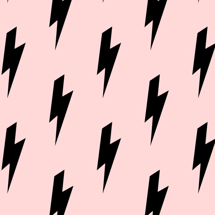 Lightning Bolts Blush Coffee Mug Gallery Image 2