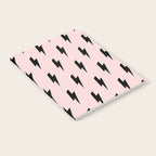 Lightning Bolts Blush Notebook Gallery Image 2