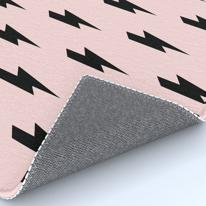 Lightning Bolts Blush Rug Gallery Image 4