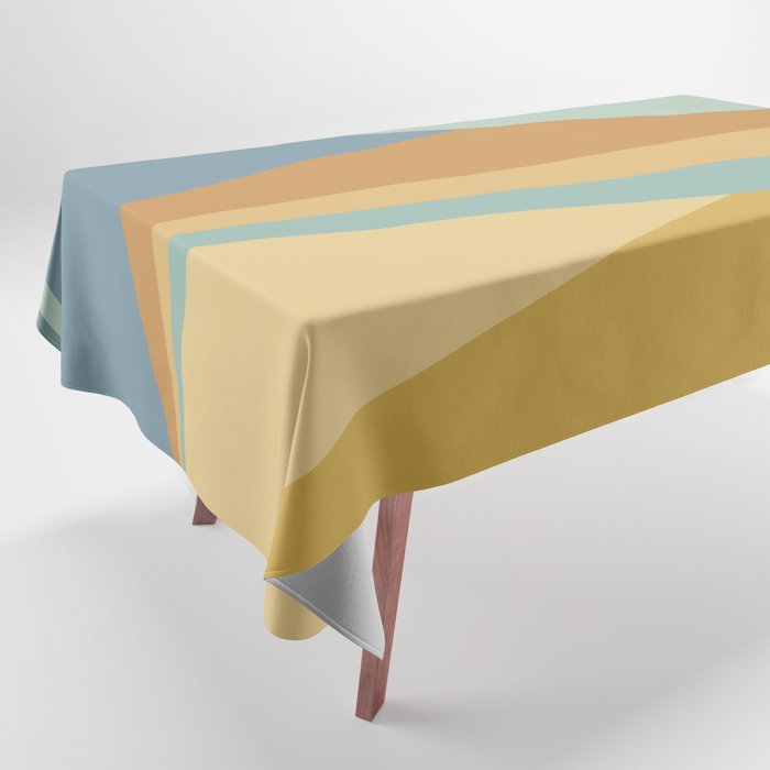 Geometric Triangles XIII Retro Summer Tablecloth Gallery Image 1