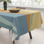 Geometric Triangles XIII Retro Summer Tablecloth Gallery Image 3