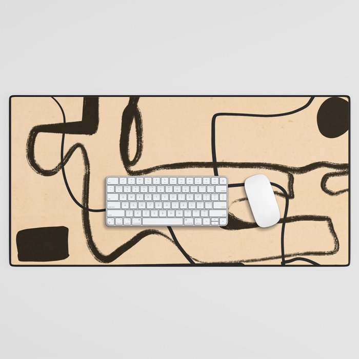 Abstract line art 133 Desk Mat Gallery Image 1