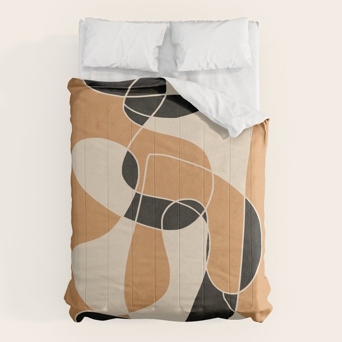 Modern Abstract Minimal Art 21 Comforter Gallery Image 6