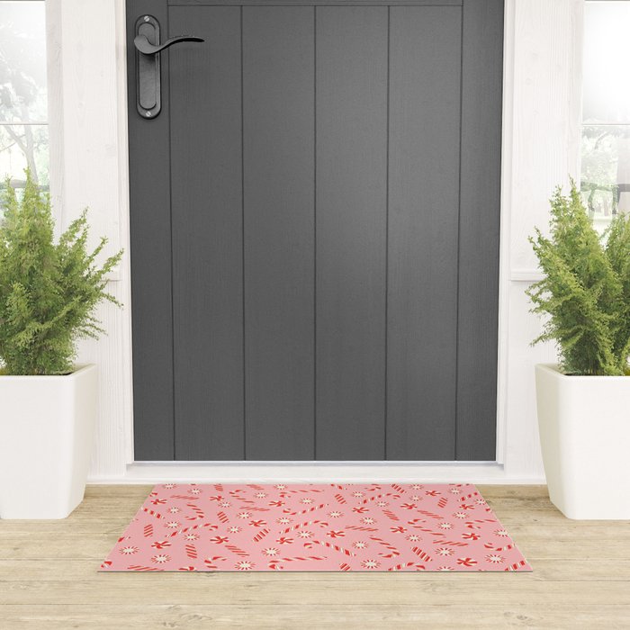 A Peppermint Christmas Welcome Mat Gallery Image 3
