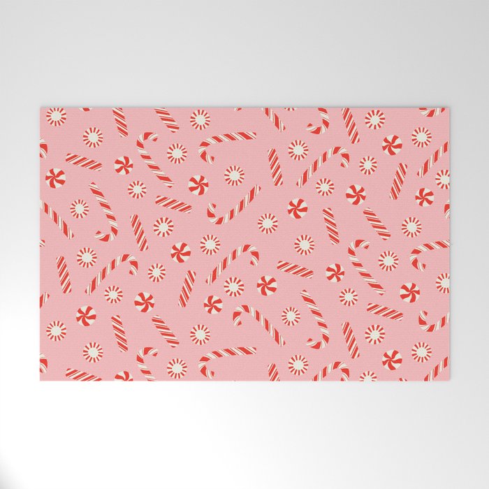 A Peppermint Christmas Welcome Mat Gallery Image 1