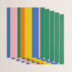 Colorful Vertical Stripes Contemporary Pattern Wrapping Paper Gallery Image 3