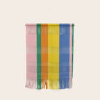 Colorful Vertical Stripes Contemporary Pattern Wall Hanging Gallery Image 1