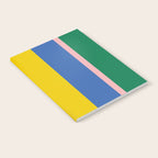 Colorful Vertical Stripes Contemporary Pattern Notebook Gallery Image 2