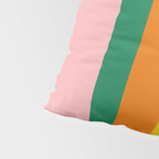 Colorful Vertical Stripes Contemporary Pattern Pillow Sham Gallery Image 4