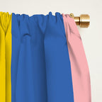 Colorful Vertical Stripes Contemporary Pattern Window Curtain Gallery Image 2