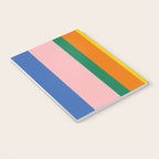 Colorful Vertical Stripes Contemporary Pattern Notebook Gallery Image 3
