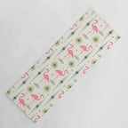 Atomic Flamingo Oasis - Larger Scale ©studioxtine Yoga Mat Gallery Image 1