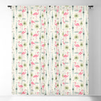 Atomic Flamingo Oasis - Larger Scale ©studioxtine Window Curtain Gallery Image 5