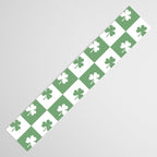 Shamrock Checkered Pattern Table Runner Gallery Image 3