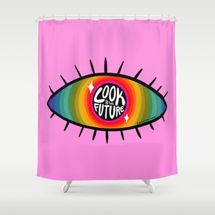 Look to the Future Shower Curtain Gallery Image 1