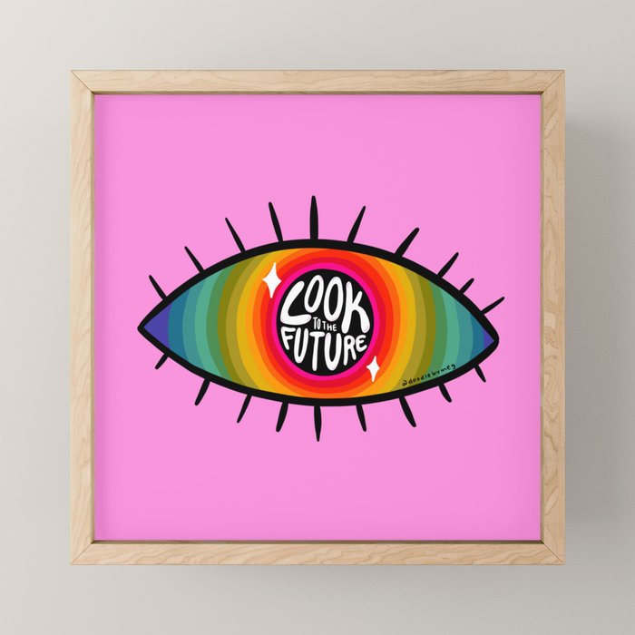 Look to the Future Mini Art Print Gallery Image 1