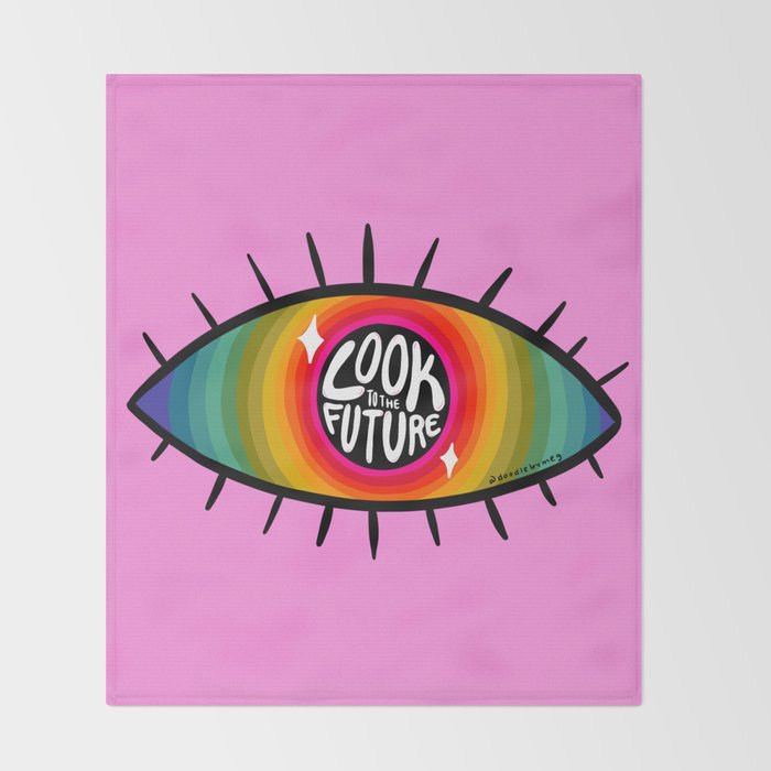 Look to the Future Throw Blanket Gallery Image 2