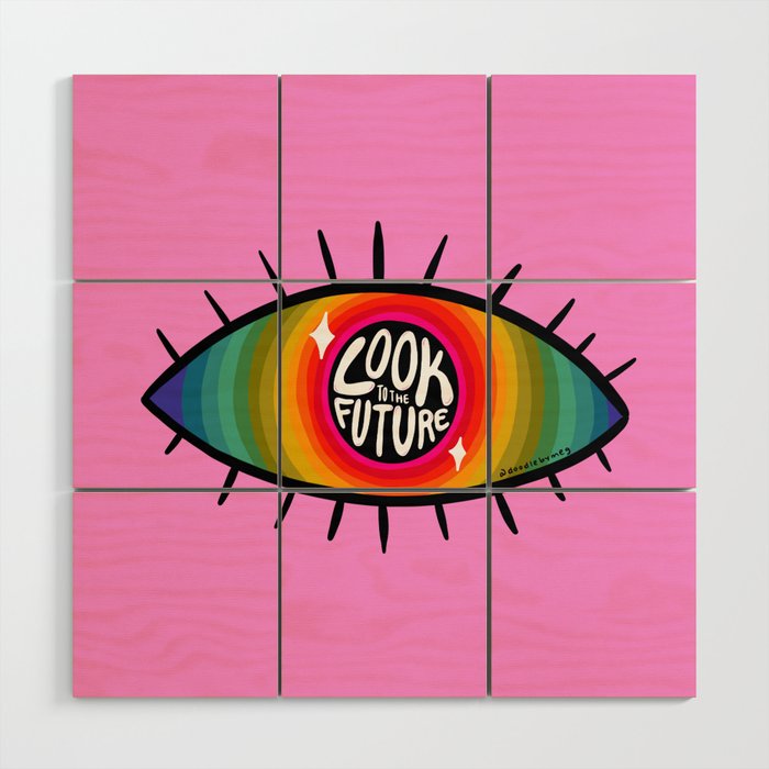 Look to the Future Wood Wall Art Gallery Image 1