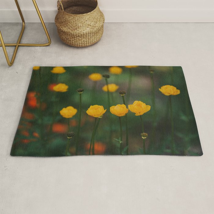 Flower Rhythm - Landscape and Nature Photography Rug Gallery Image 1