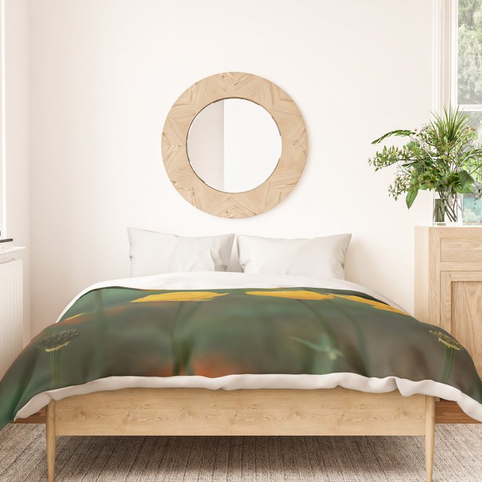 Flower Rhythm - Landscape and Nature Photography Duvet Cover Gallery Image 3