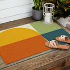 Abstract minimalism 8 Outdoor Rug Gallery Image 2