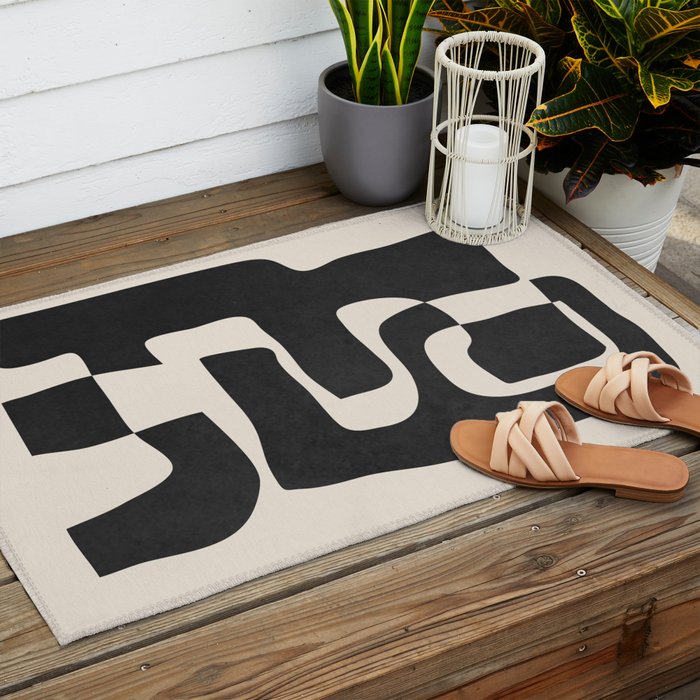 Abstract Art 55 Outdoor Rug Gallery Image 2