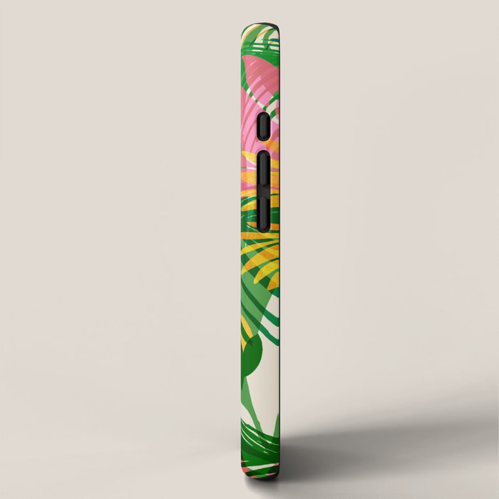 Modern Breezy Hawaiian Print  iPhone Case Gallery Image 2