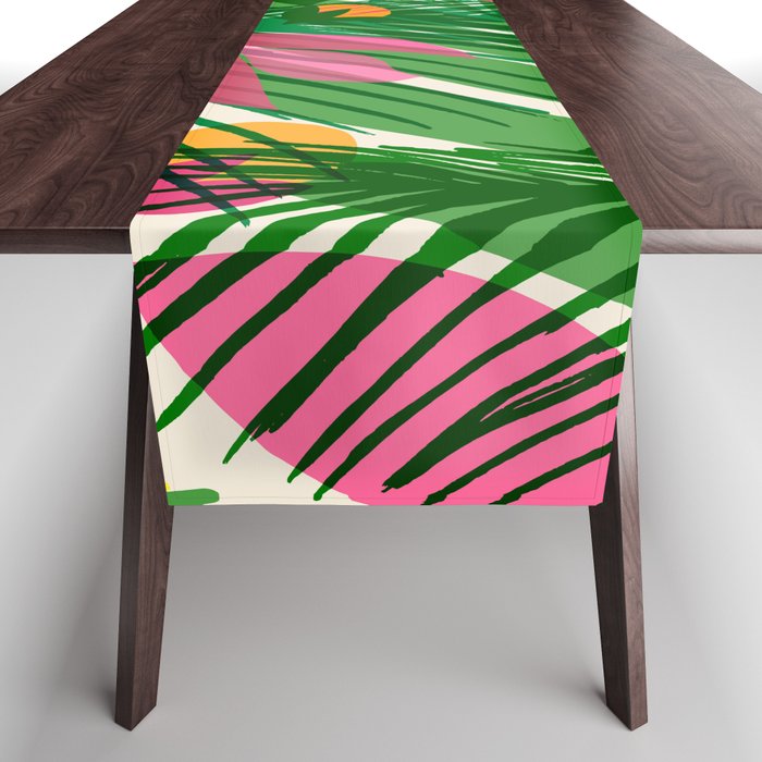 Modern Breezy Hawaiian Print  Table Runner Gallery Image 1