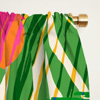 Modern Breezy Hawaiian Print  Window Curtain Gallery Image 2