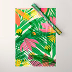 Modern Breezy Hawaiian Print  Wrapping Paper Gallery Image 1
