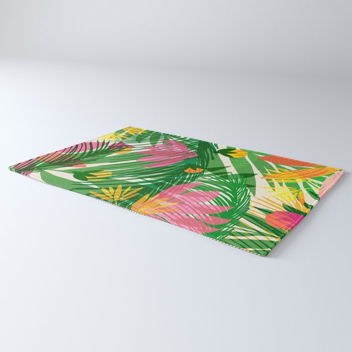 Modern Breezy Hawaiian Print  Rug Gallery Image 3