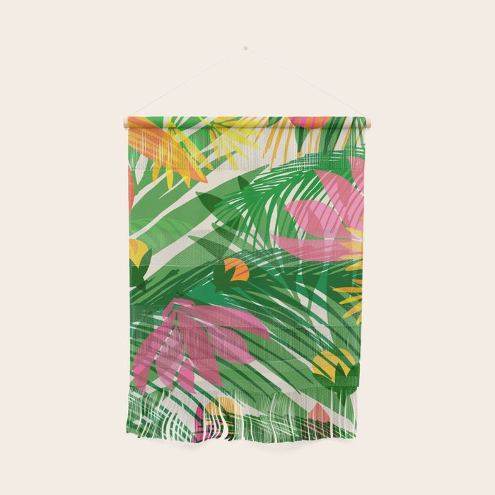 Modern Breezy Hawaiian Print  Wall Hanging Gallery Image 1