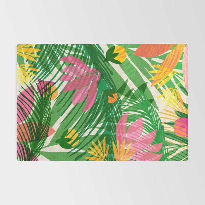 Modern Breezy Hawaiian Print  Rug Gallery Image 2