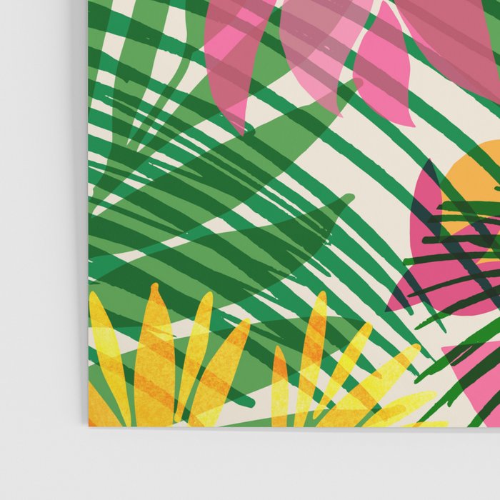 Modern Breezy Hawaiian Print  Poster Gallery Image 3