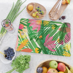 Modern Breezy Hawaiian Print  Cutting Board Gallery Image 2