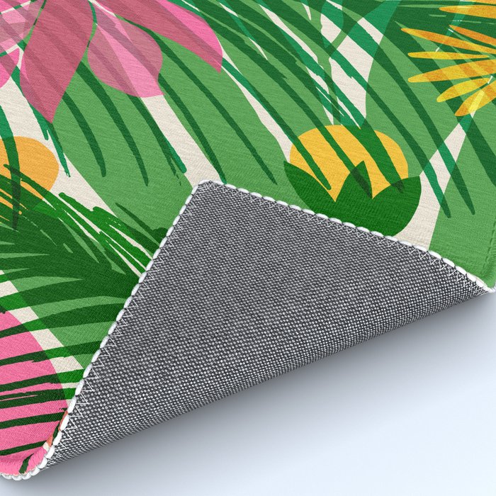 Modern Breezy Hawaiian Print  Rug Gallery Image 4