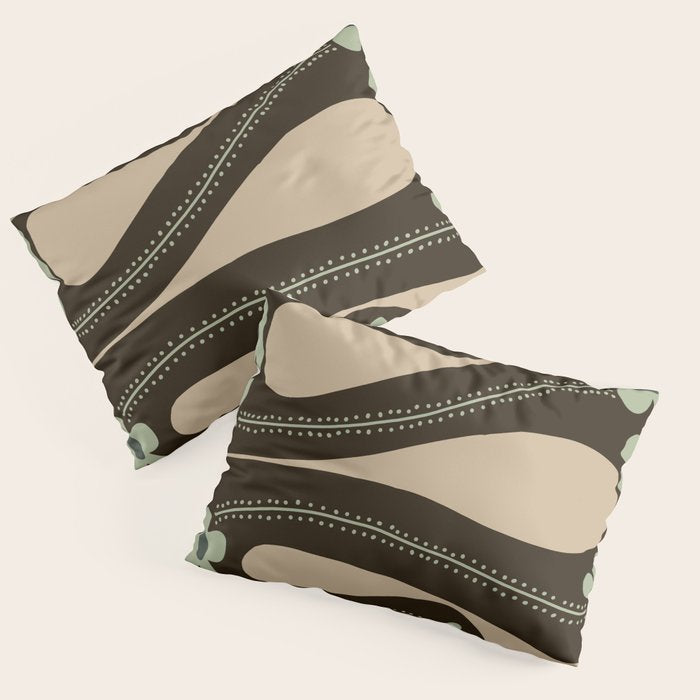 wild and free green anaconda  Pillow Sham Gallery Image 3
