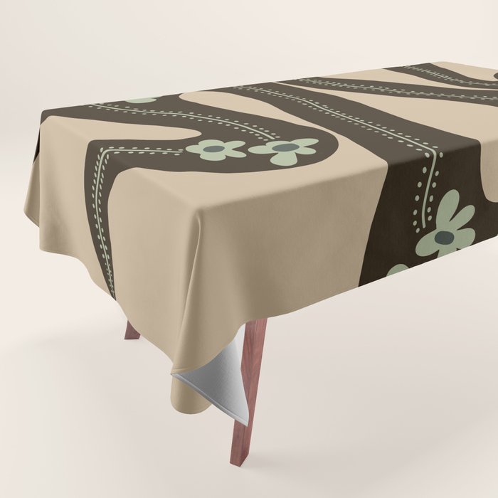wild and free green anaconda  Tablecloth Gallery Image 1